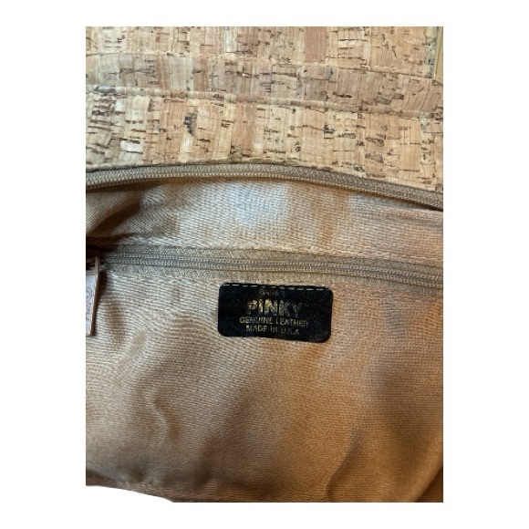Bags by Pinky Natural Cork shoulder Made in USA. - Picture 8 of 13